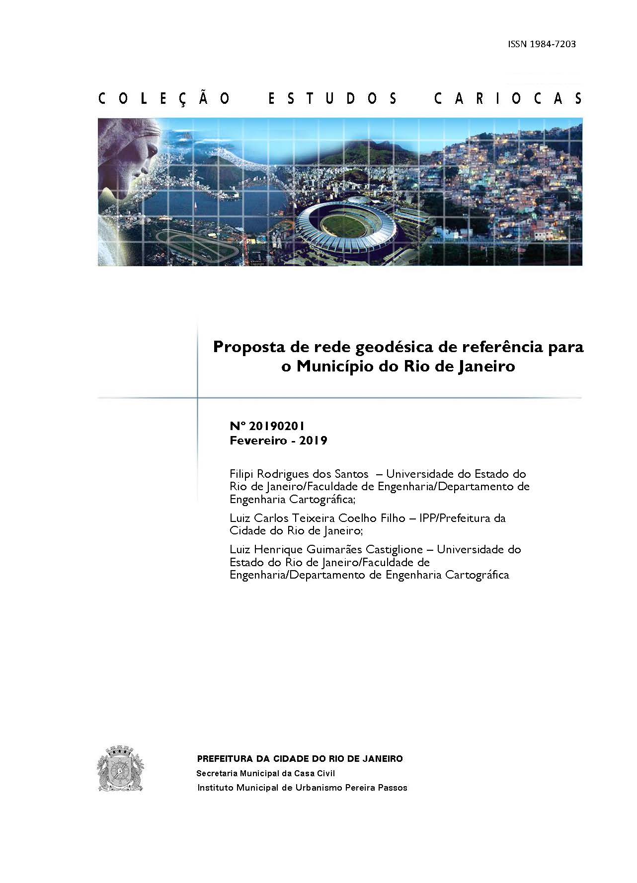 Proposta de rede geodésica de referência para o Município do Rio de Janeiro